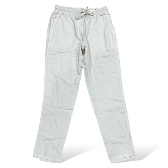 Splendid Perla Linen Blend Pull Draw String Straight Leg Lounger Pant Small NEW - Picture 7 of 9